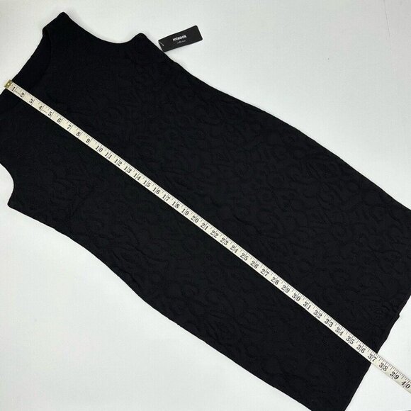 Misook Collection‎ Women's NWT Black Stretchy Metallic Luxury Party Dress XS/C37 - Picture 8 of 11